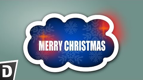 Merry Christmas - Inkscape Tutorial