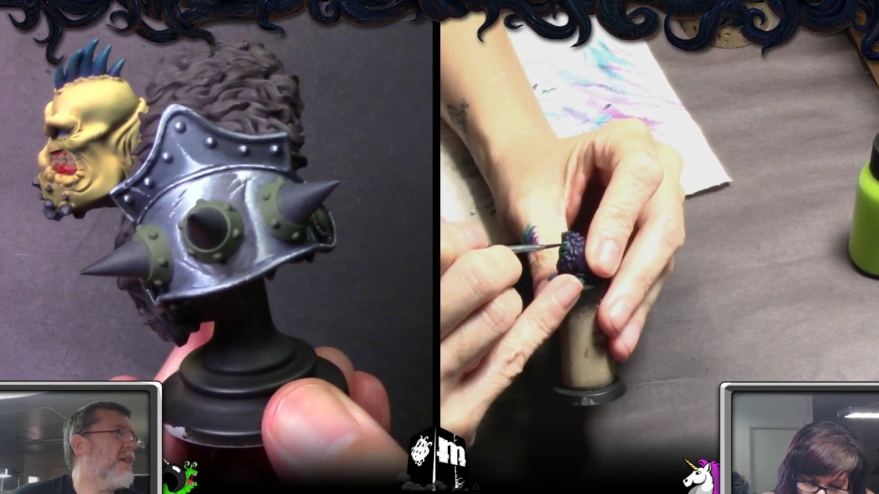 Painting Leather, Teeth, and MonPoc!