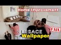 Versace wallpaper fell off  most difficult task fail home decoration