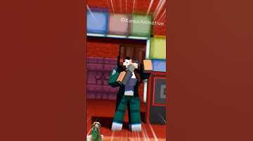Can JJ’s sister’s voice really shatter glass?👀💀 #minecraft #memes #animation