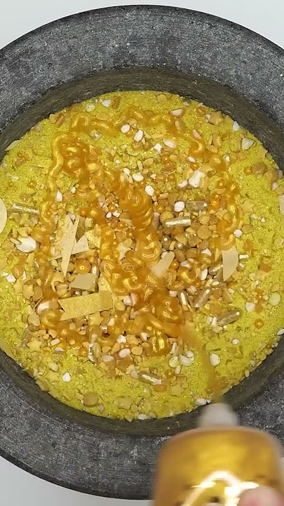 Gold Face Mask ASMR
