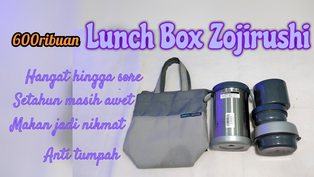 Review Lunch Box Zojirushi 3 Susun YouTube