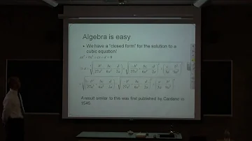 Algebra: A Historical Perspective - Dr. Stephen Aldrich