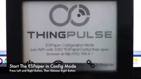 ThingPulse 4.2" Getting Started with ESPaper Server