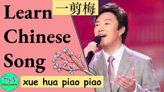 397 Learn a Chinese Song, Xue Hua Piao Piao,《一剪梅》A Spray of Plum Blossoms, Yi Jian Mei screenshot 1