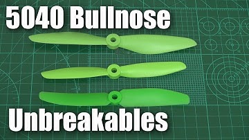 Unbreakable 5x4 bullnose props for mini quadcopters