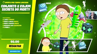 VAZOU! Nova Skin do Rick e Morty Depois da Atualização.. (Fortnite)