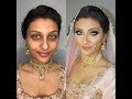 Indian | Bollywood | South Asian Bridal Makeup Start To Finish - @blueroseartistry