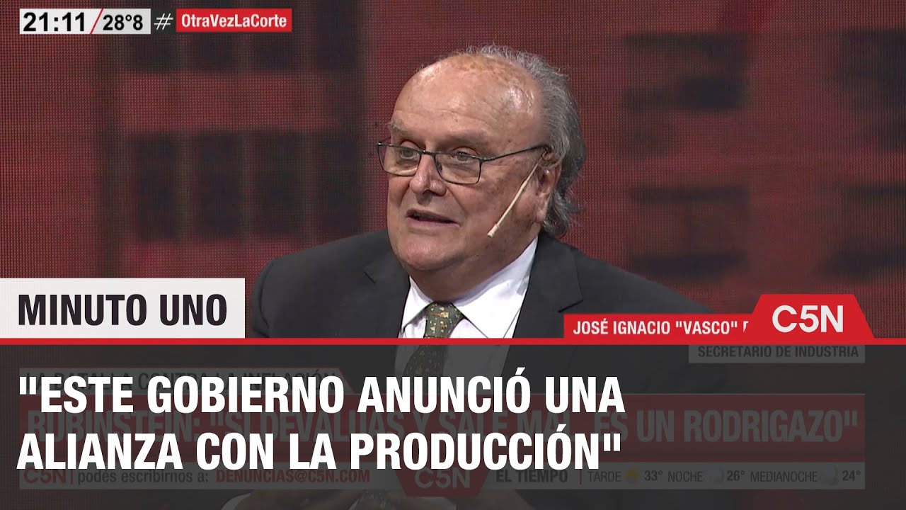 JOS IGNACIO VASCO DE MENDIGUREN En MINUTO UNO Junto A GUSTAVO 