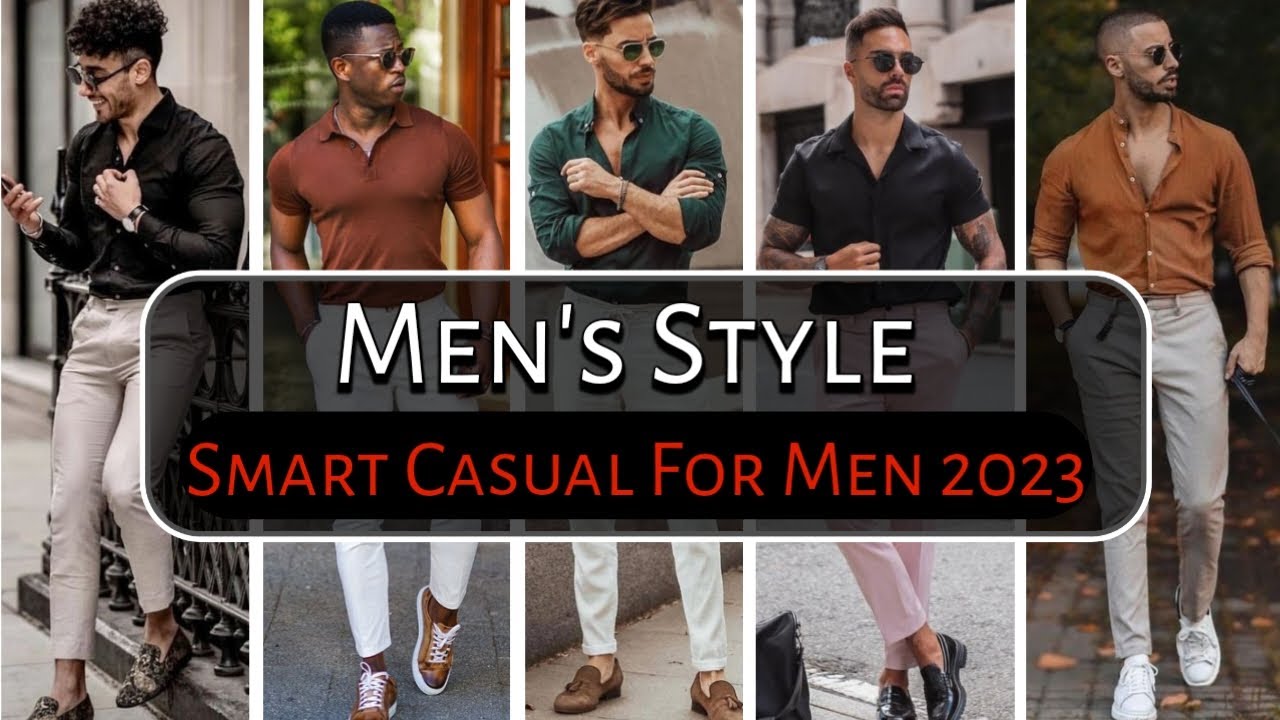 Men's Fashion 2023 | Smart Casual Outfit Idea For Men | Menswear ...