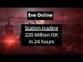 Eve Online - Station trading How I made 220 million ISK in 24 hours!