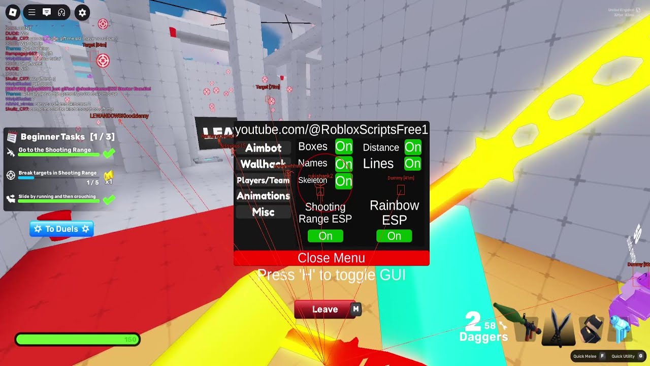[BEST] Roblox Rivals Script Universal Script Aimbot, ESP & MORE! - YouTube
