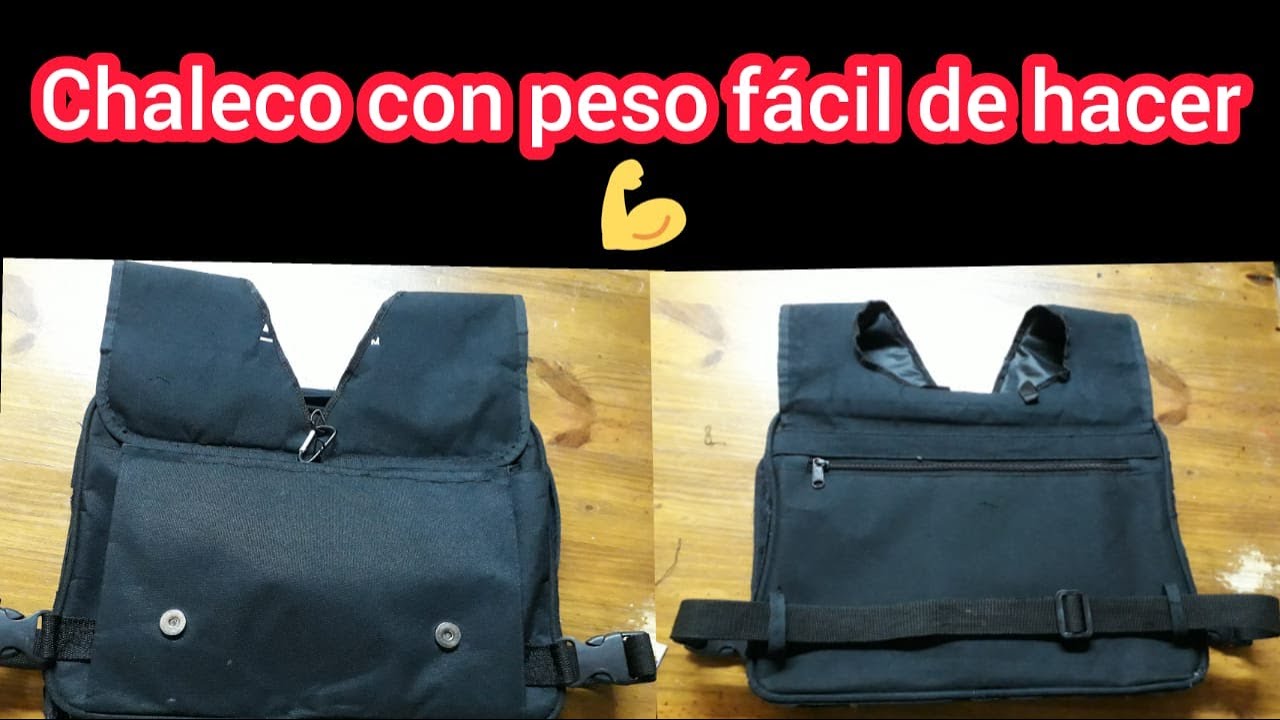 Como hacer chaleco con peso :)