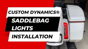 Custom Dynamics Saddlebag Lights Installation: 2024+ Harley Touring