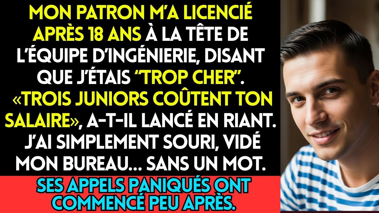 Mon Patron M’a Licencié Pour “Être Trop Cher” Après 18 Ans À La Tête De L’Équipe D’Ingénierie — N