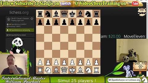 IM Sladgie Classical Simul 25 players ! lichess