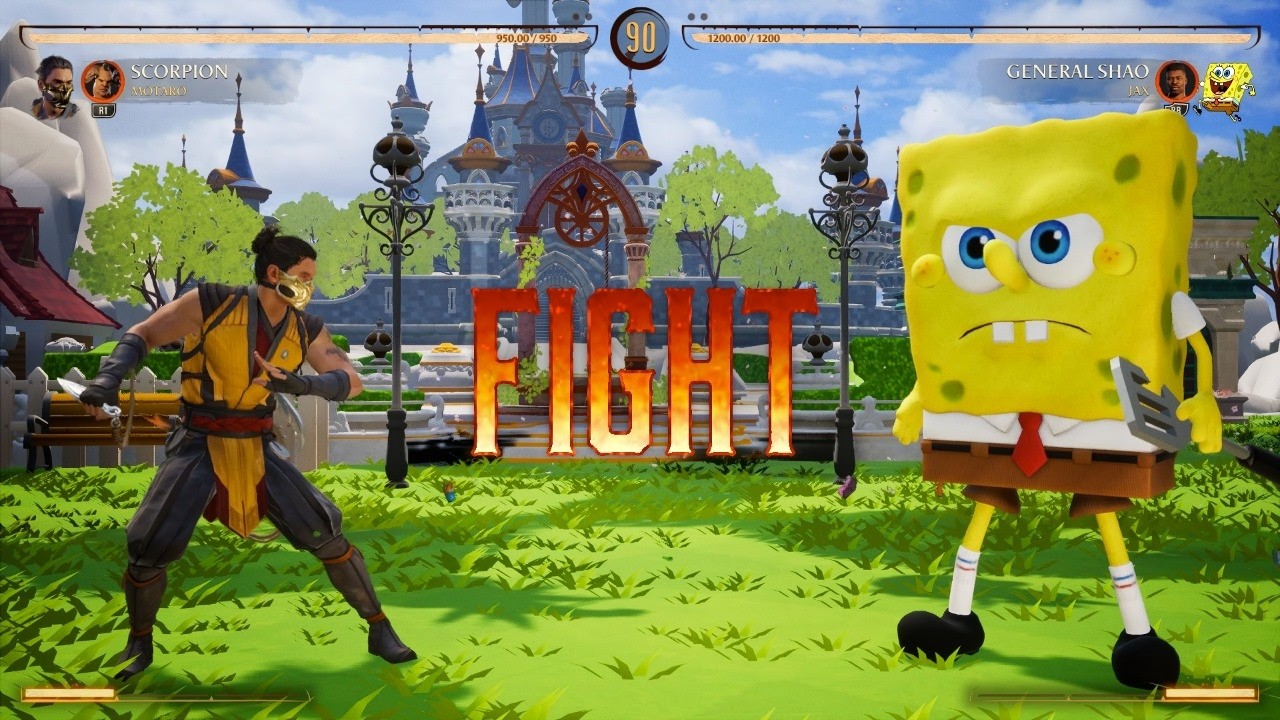Mortal Kombat 1 - Scorpion Vs SpongeBob