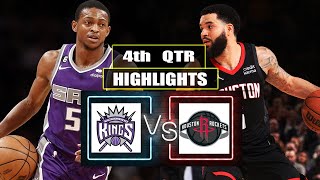 houston rockets vs sacramento kings 4th QTR Highlights | March 10 | 2024 NBA Season