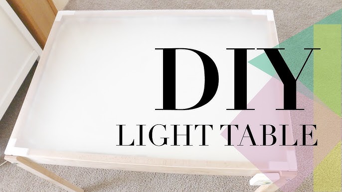 IKEA Hack: How to Make a DIY Lightbox for Tracing on the Cheap