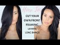 How To: Cut Your Own Front Framing Layers/Bangs at home