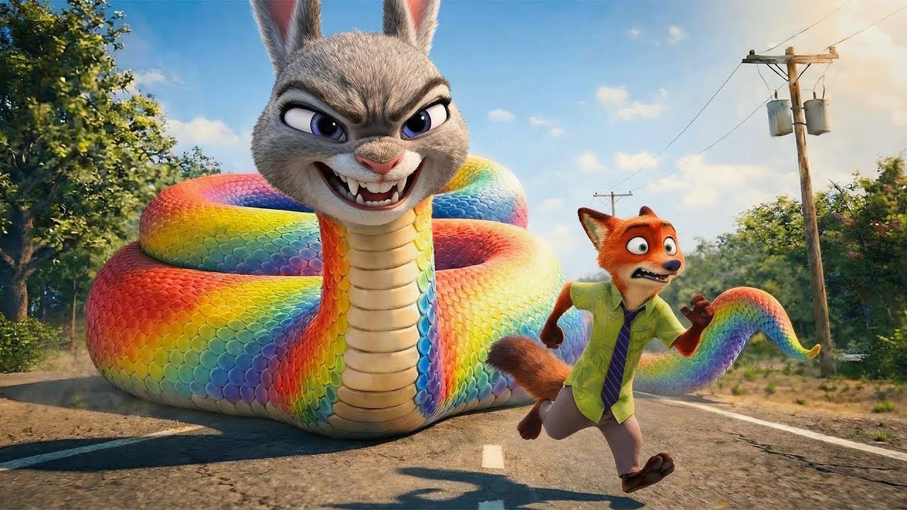 🐍🥺 A Judy Faces a Snake… A Heartbreaking Moment That Will Make You Cry.