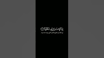 #كرومات_قرآن إن الإنسان لربه لكنود | القارئ فارس عباد - آيات من سورة العاديات