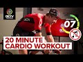 20 Min Cardio | Spin Bike Workout Without Music 🔇