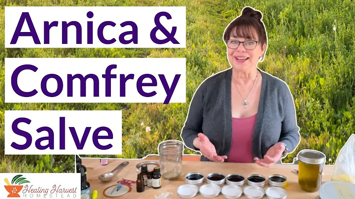 Arnica & Comfrey Salve for Bruises, Pain, Sore Muscles, Inflammation