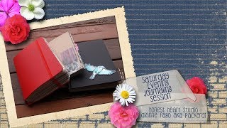 Saturday Evening Art Journal Play - Sept 29, 2018