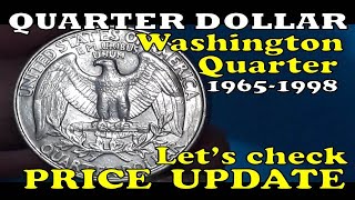 QUARTER DOLLAR / WASHINGTON QUARTER / 1965 to 1998