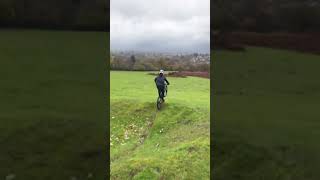 Cool biking jump #biking #mtb #jump #shorts #bike #crash #fail