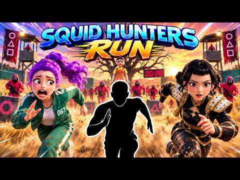 ⚡ SQUID HUNTERS ESCAPE RUN! 🔥 | RED LIGHT SURVIVAL | Immersive Interactive Warm-Up