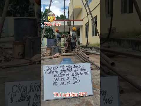 Video Thí nghiệm SPT hiện trường | Khảo sát địa chất KCN... - youtube