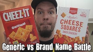 Generic vs Brand Name Battle - Cheez It