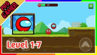 Bounce ball 7 Gameplay Level 1-7 | Tap game | Pro Gamer screenshot 5