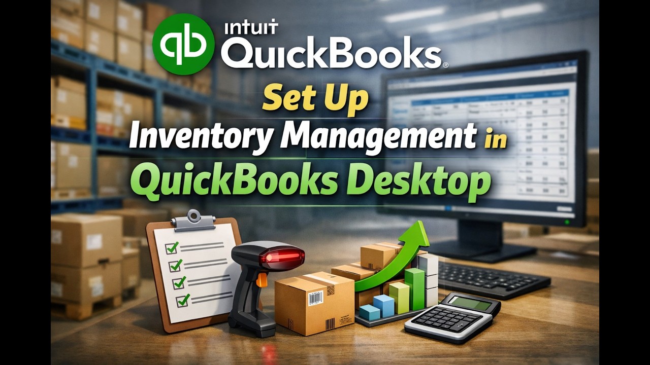 Set up inventory management in QuickBooks Desktop - YouTube