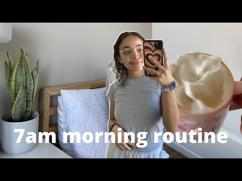 7AM MORNING ROUTINE 2021: be productive, workout, and cook with me
