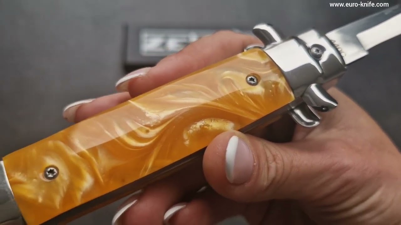 eurokenvy ユーロケンビー　Italian Emboss Leather ZEMAX Stiletto Bajonet ZX014 | ZX014 Euro-cutite.ro