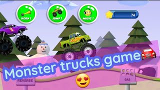 Monster Trucks Game for Kids 2||العاب سيارات سباقات🚘 screenshot 2