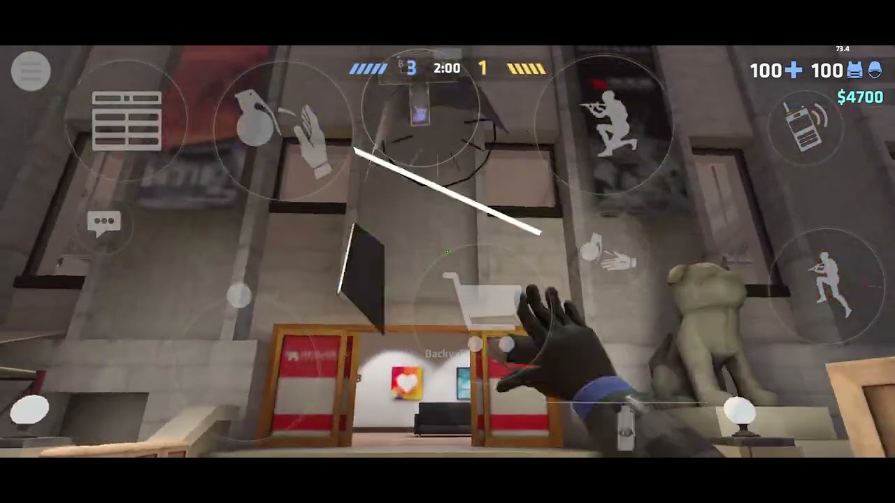 Jogando na nova atualização do Critcal-Ops. (O Server tá horrível)