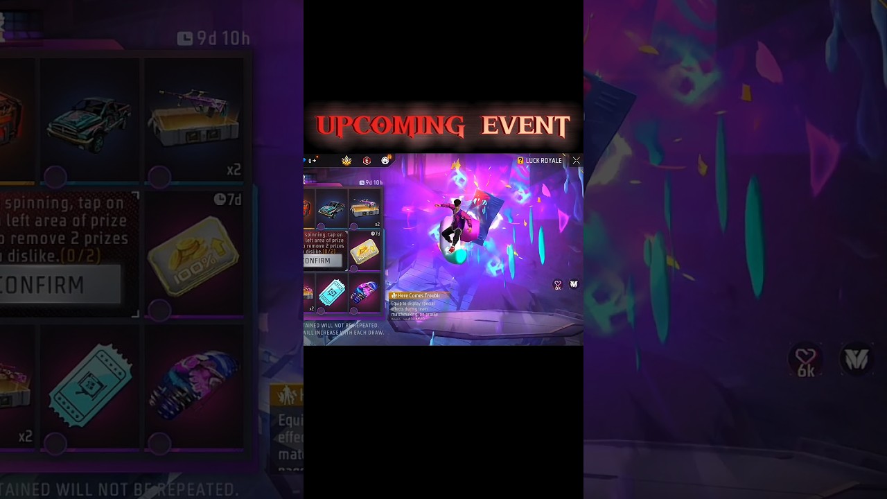 Upcoming event |Here Comes Trouble New Profile Animation 😍|New Entry Animation 