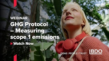 Webinar | GHG Protocol - Measuring scope 1 emissions