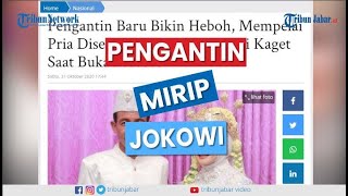 Pengantin Baru di NTB Bikin Heboh, Mempelai Pria Mirip Jokowi, Istri Kaget Saat Buka Medsos