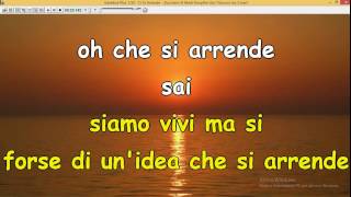 Video thumbnail of "Ci Si Arrende - Zucchero (ft M  Knopfler)lyrics+karaoke by Tituccio Ascoli Satriano (Fg)"