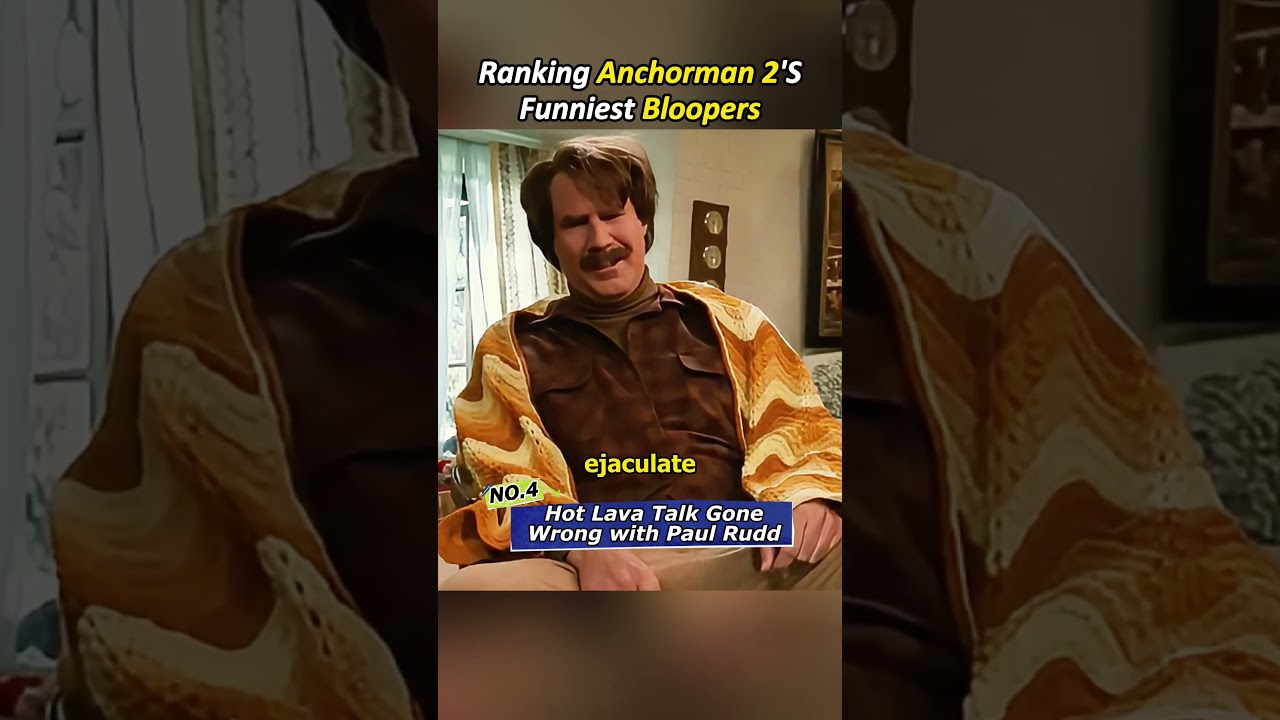 Anchorman 2 funniest bloopers