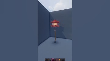 Minecraft Lamp Post Design Ep. 4 #minecraft #shorts