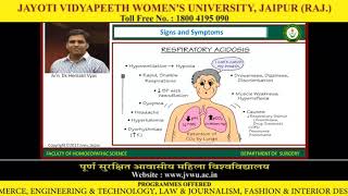 Jayoti Vidyapeeth - Faculty of Homeopathic Science - Acid Base Balance