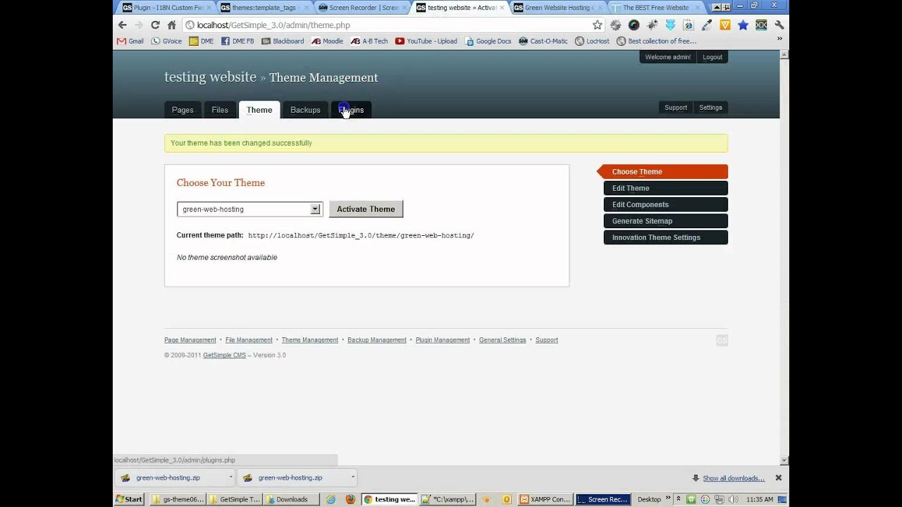 GetSimpleCMS, part7, css template to GetSimple template.mp4 - YouTube