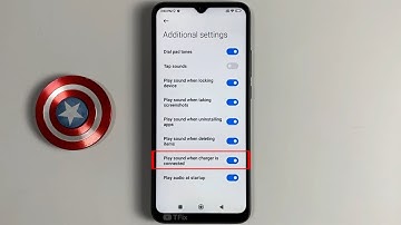 How to turn on/play sound when connecting charger on POCO C40 Android 11