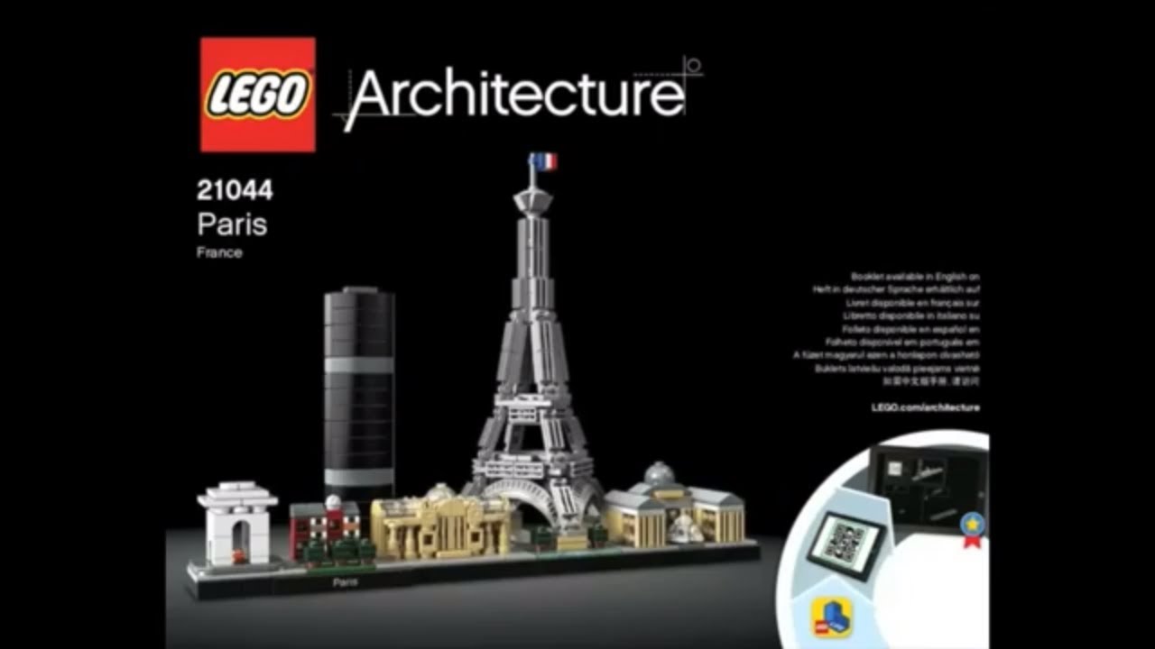 LEGO Architecture- 21044 -Paris- How To Build Instructions - YouTube